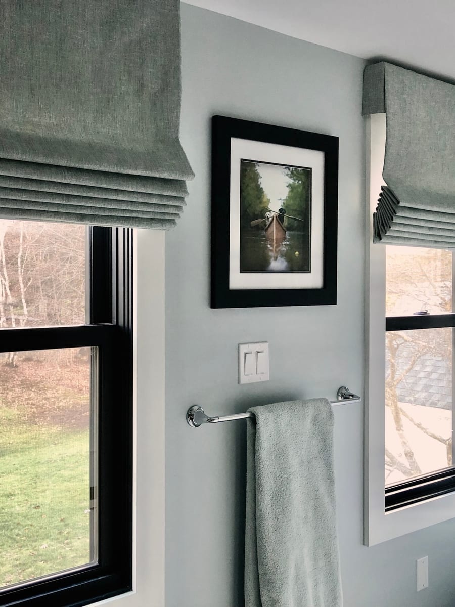 Custom shades and valances by Heather Taylor