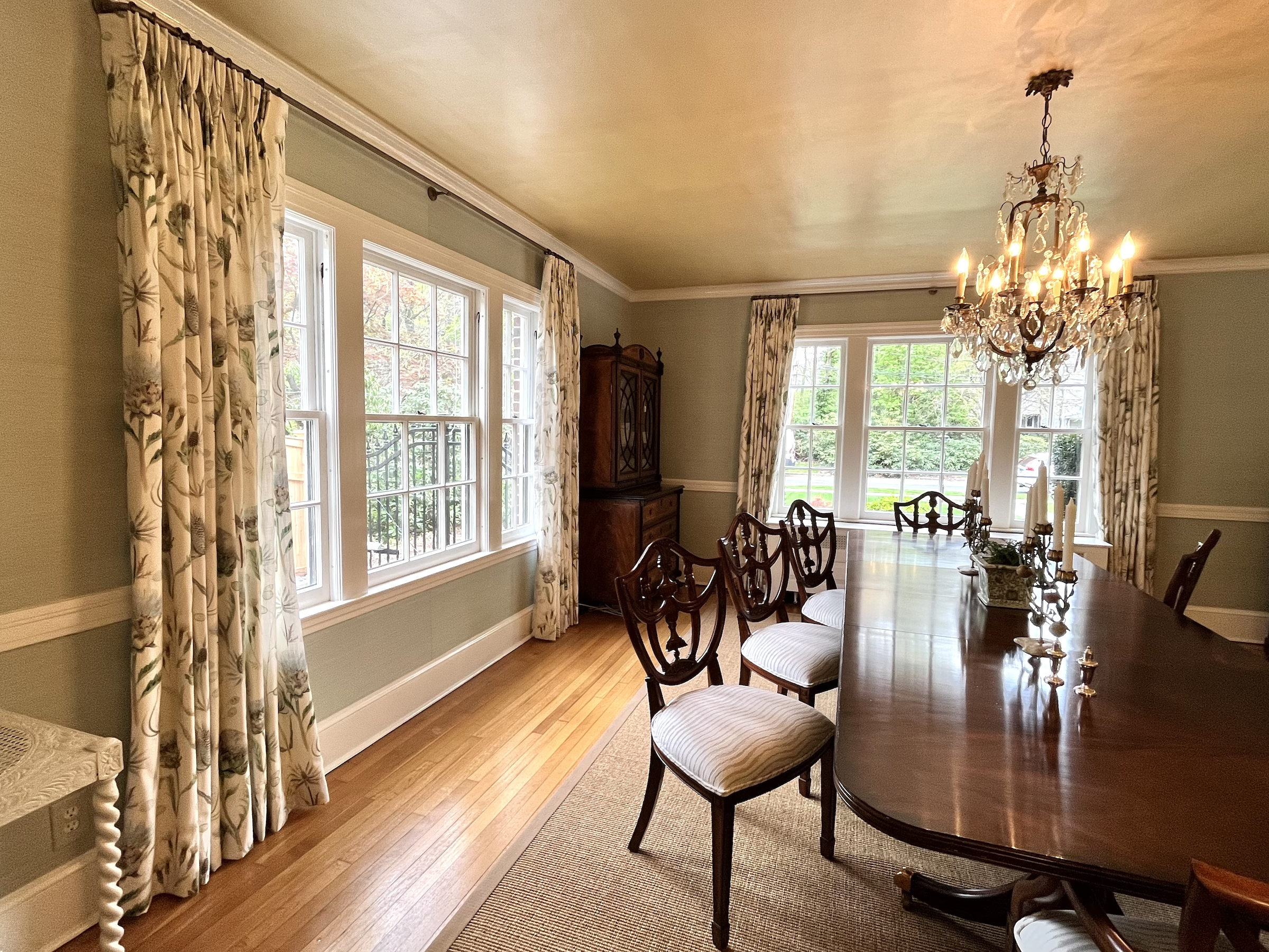 Dining room drapes
